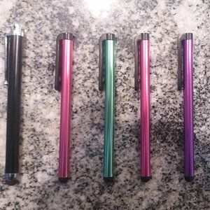 S Pen x 7 assorted colors. Stylus in assorted color for phone, tablet, etc.